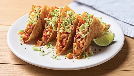 Chicken Wonton Tacos